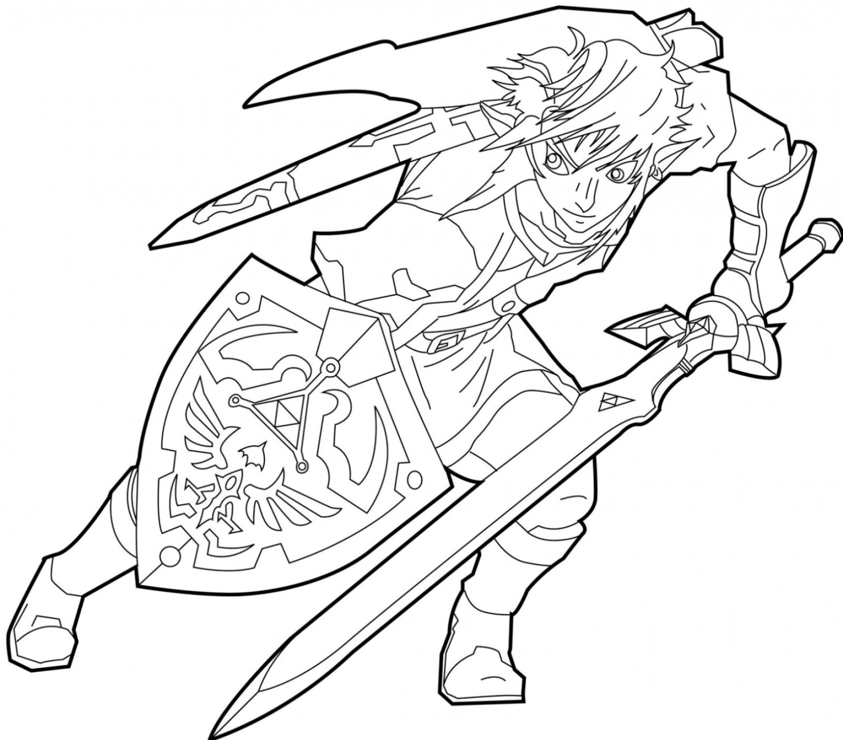 Zelda Coloring Pages