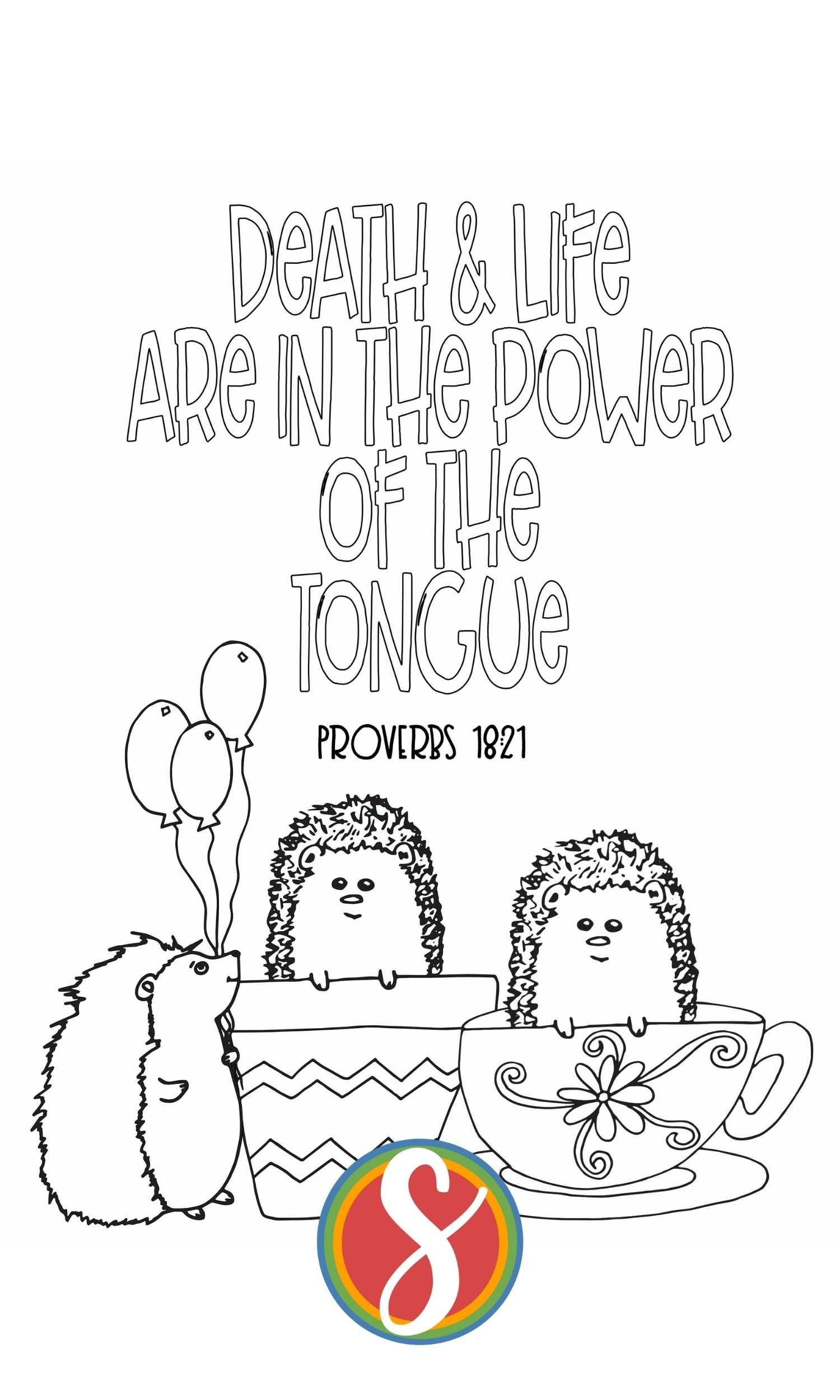 Proverbs Coloring Pages