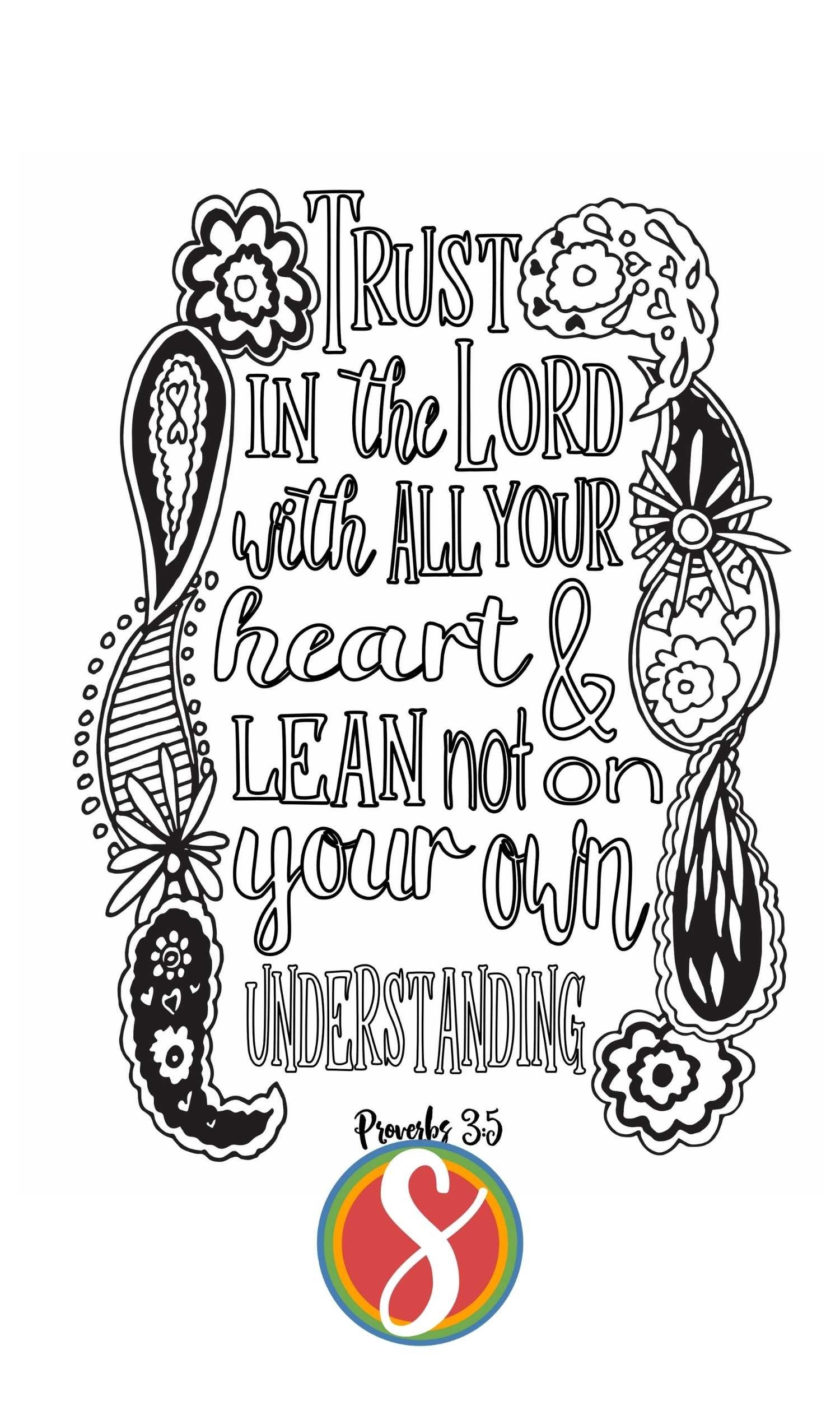 Free Proverbs Coloring Pages Bible Coloring Sheets Stevie Doodles