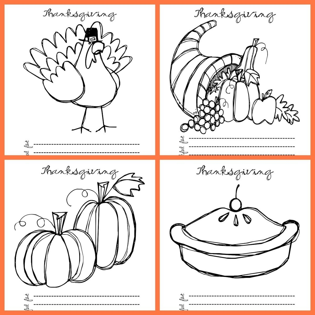 Coloring Pages Thanksgiving