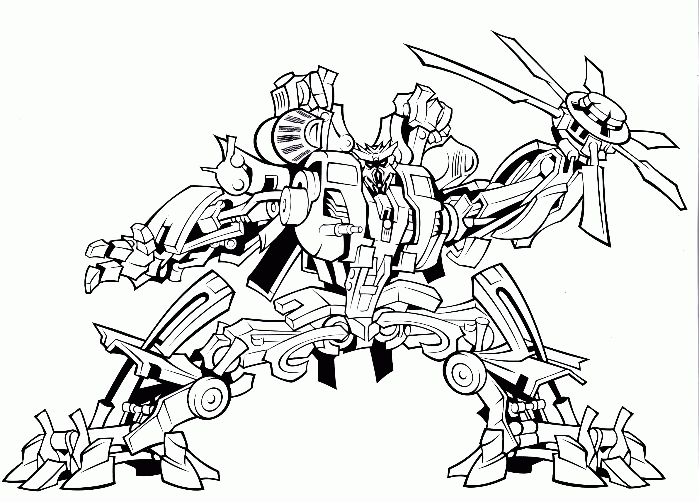 Transformer Printable Coloring Pages