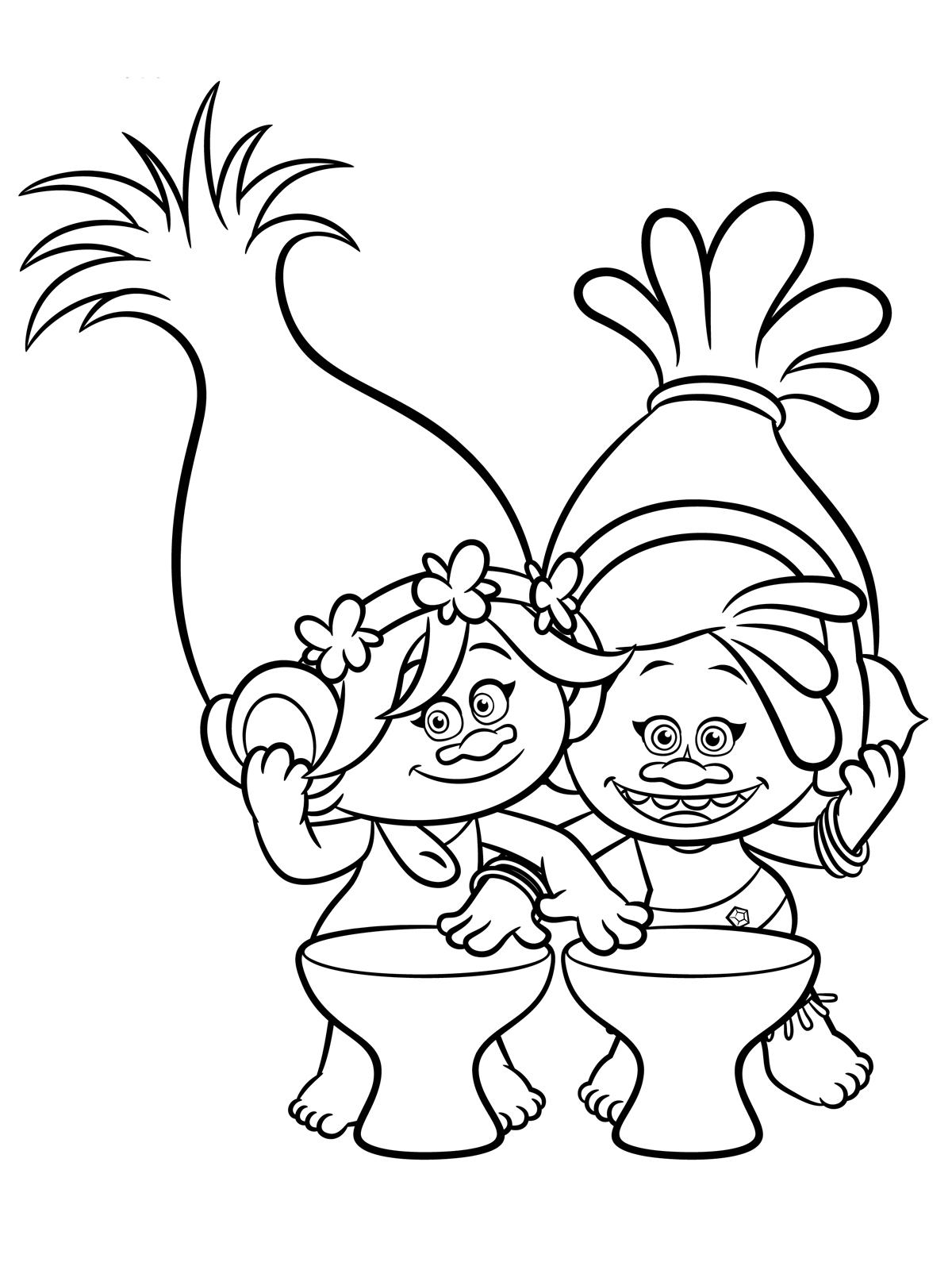 Free Coloring Pages Trolls