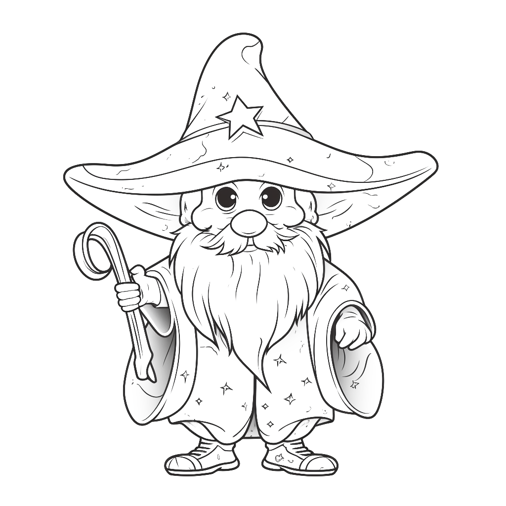 Free Wizard Coloring Pages Coloring Corner
