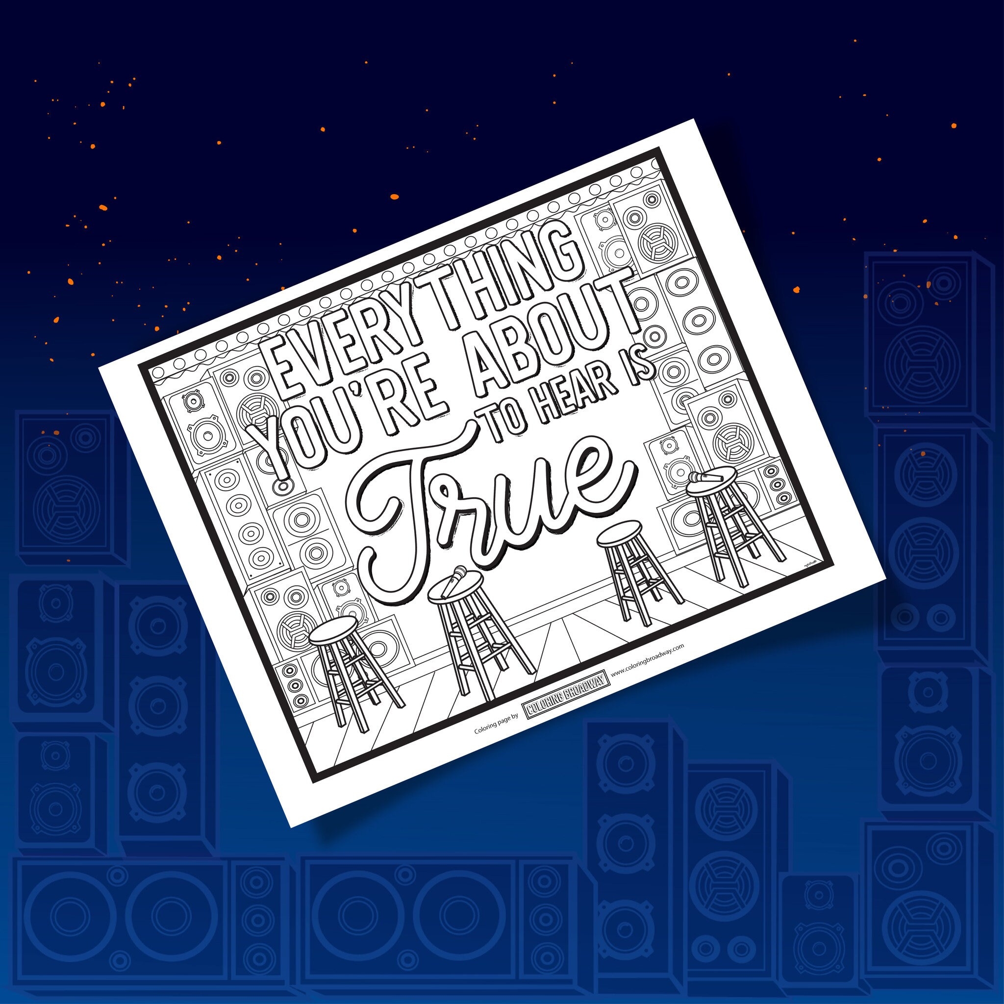 Freestyle Love Supreme Coloring PAGES Broadway Musical Etsy