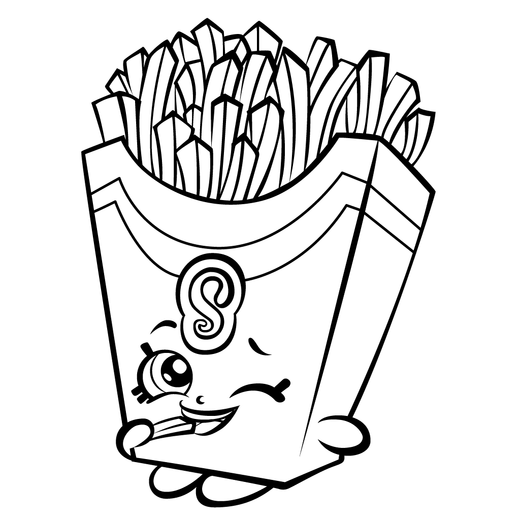 French Fries Coloring Pages Best Coloring Pages For Kids
