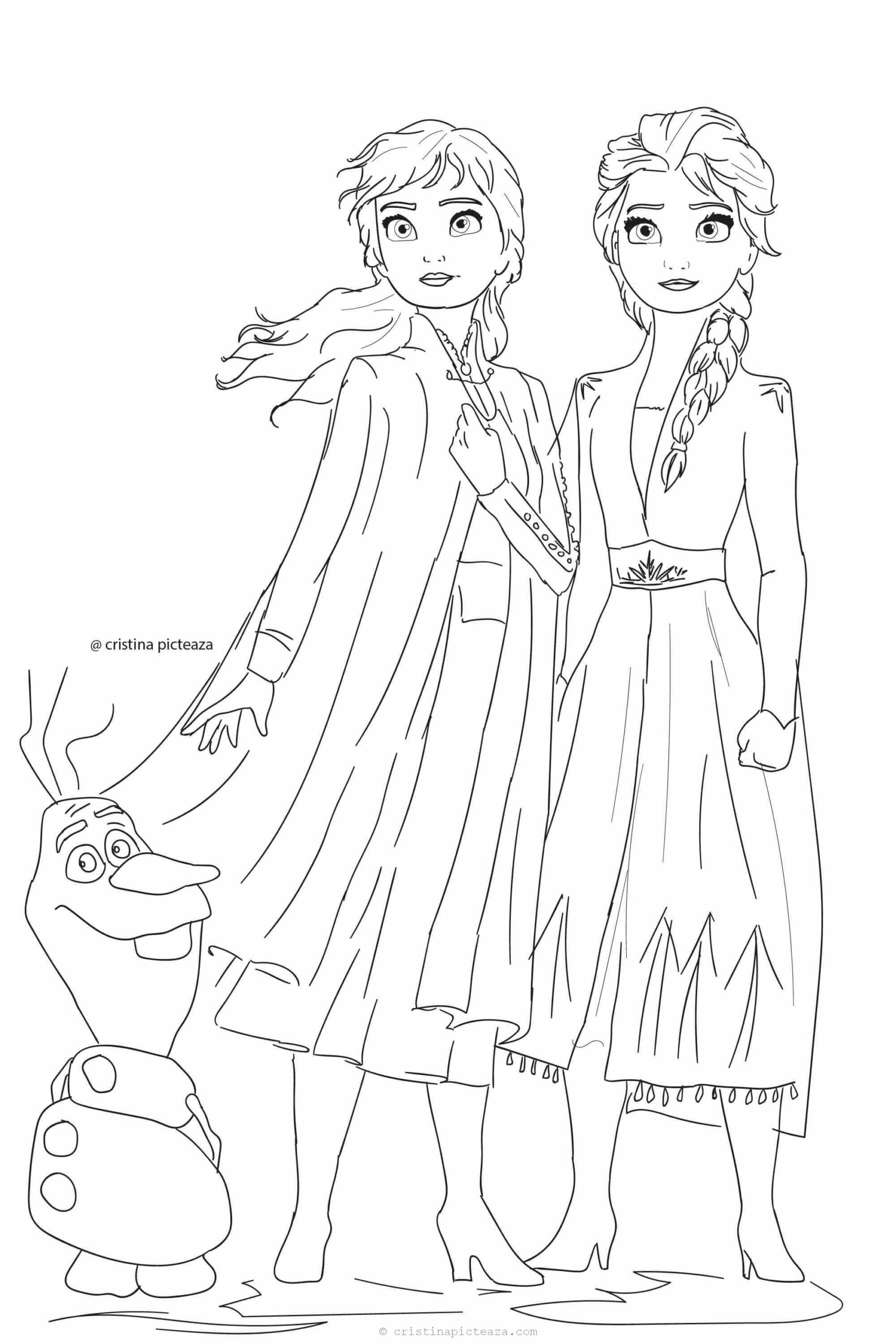 Frozen 2 Coloring Pages