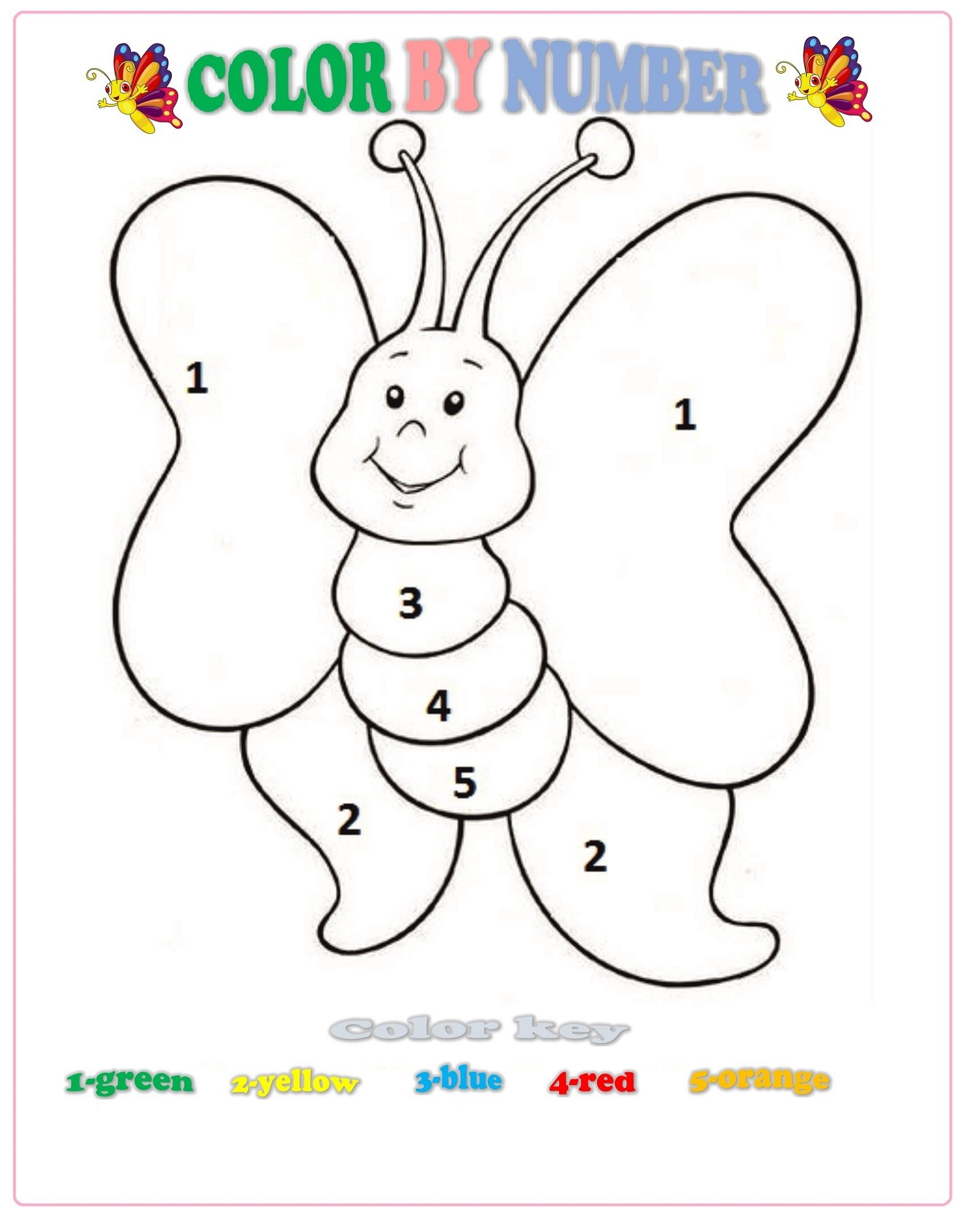 Fun Color By Numbers For Kids 101 Coloring