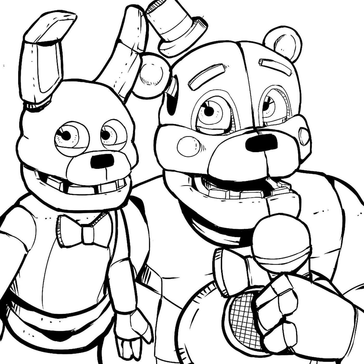 Funtime Freddy Coloring Pages Coloring Home