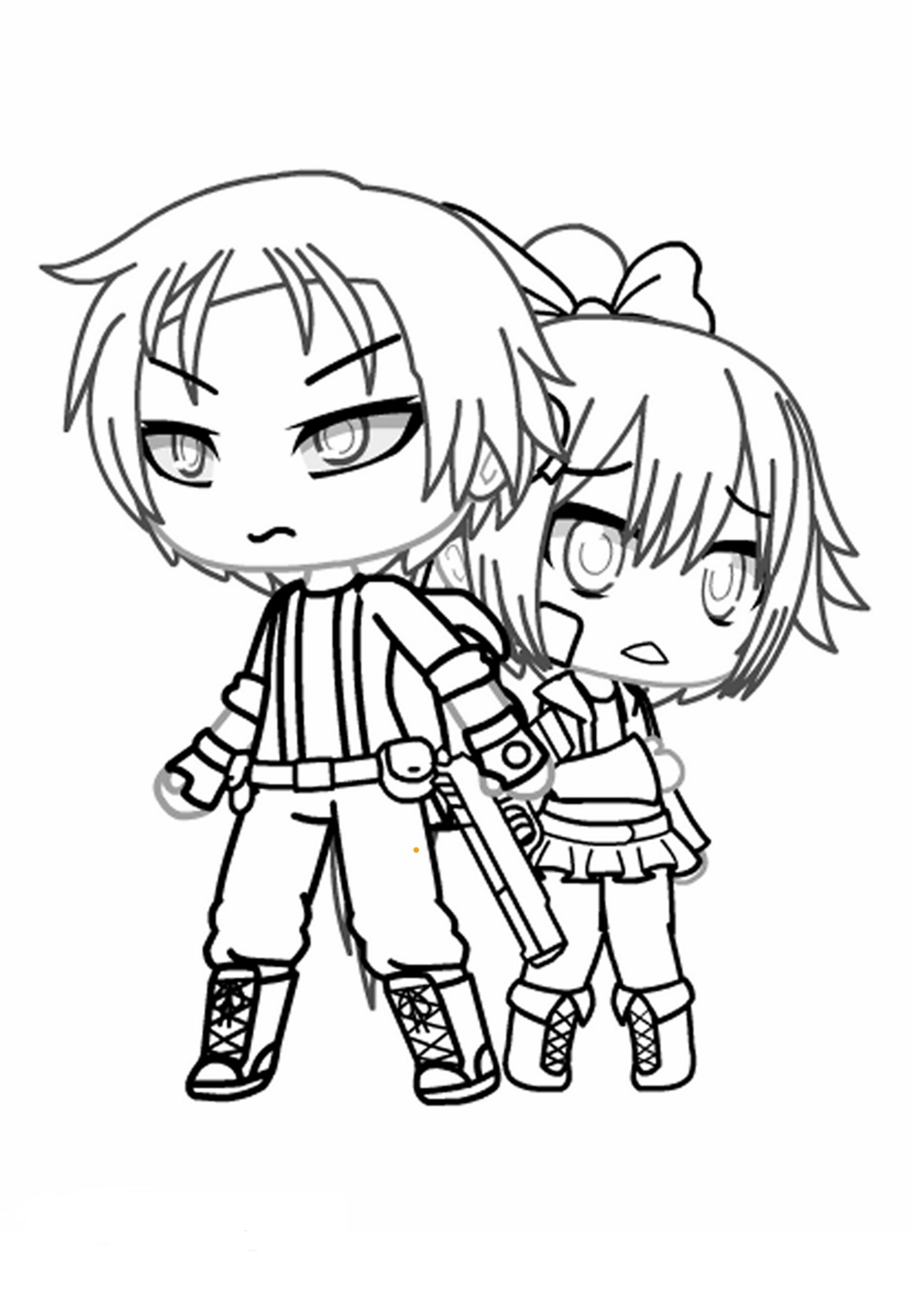 Gacha Life Coloring Pages New Unique Collection Print For Free