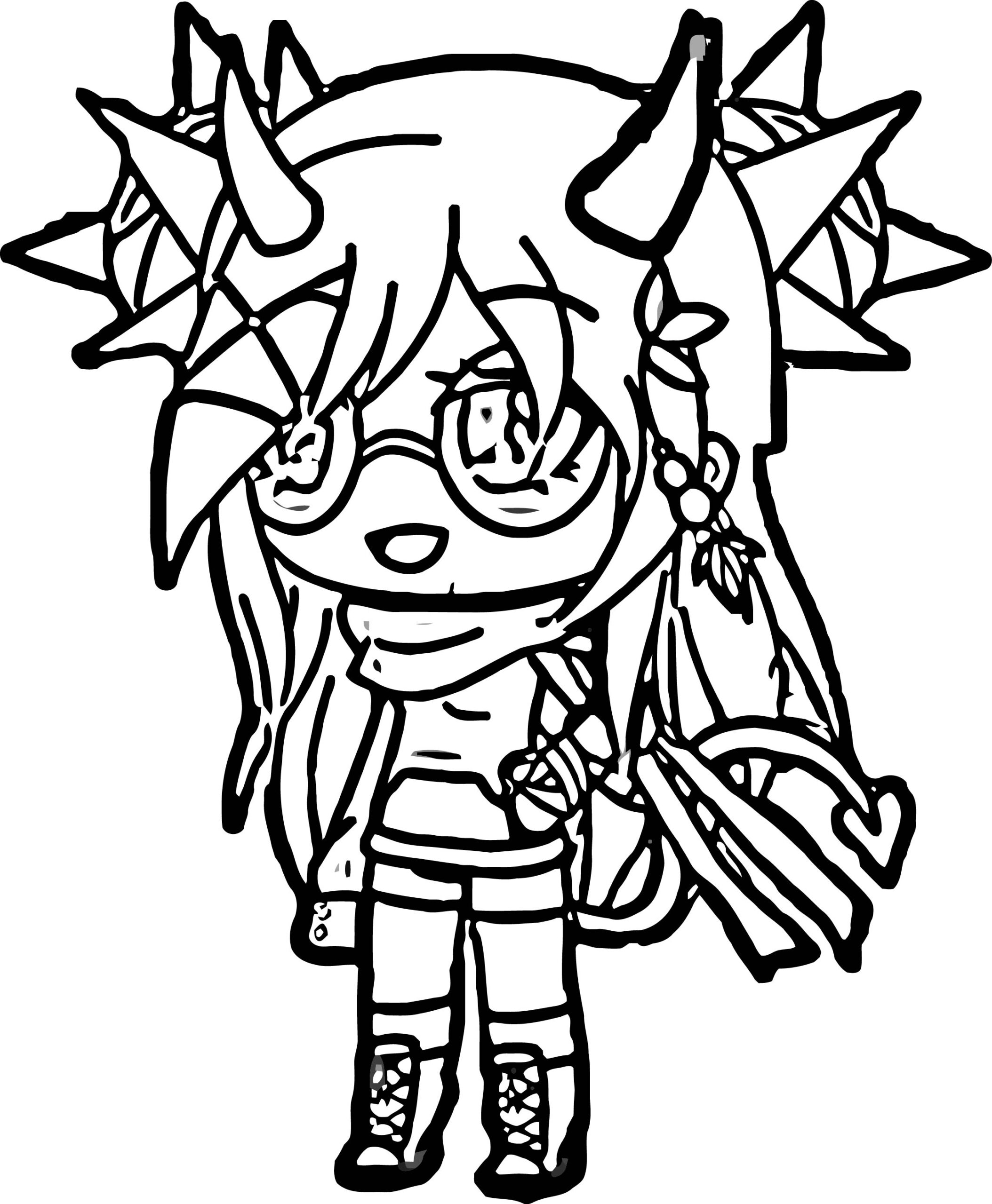 Gacha Life Coloring Pages Printable