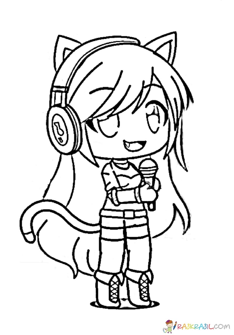 Gacha Life Coloring Pages Unique Collection Print For Free