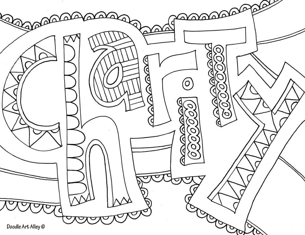 Gambar Word Coloring Page Generator Pages Ideas Doodle Art Alley Book Di Rebanas Rebanas