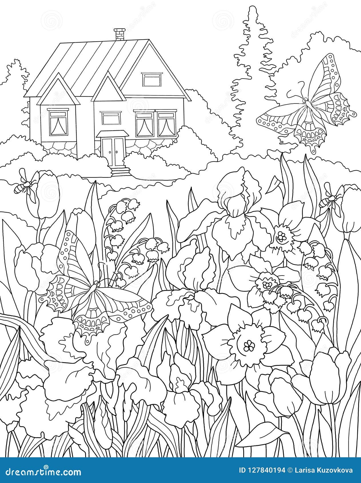 Garden Coloring Pages For Free
