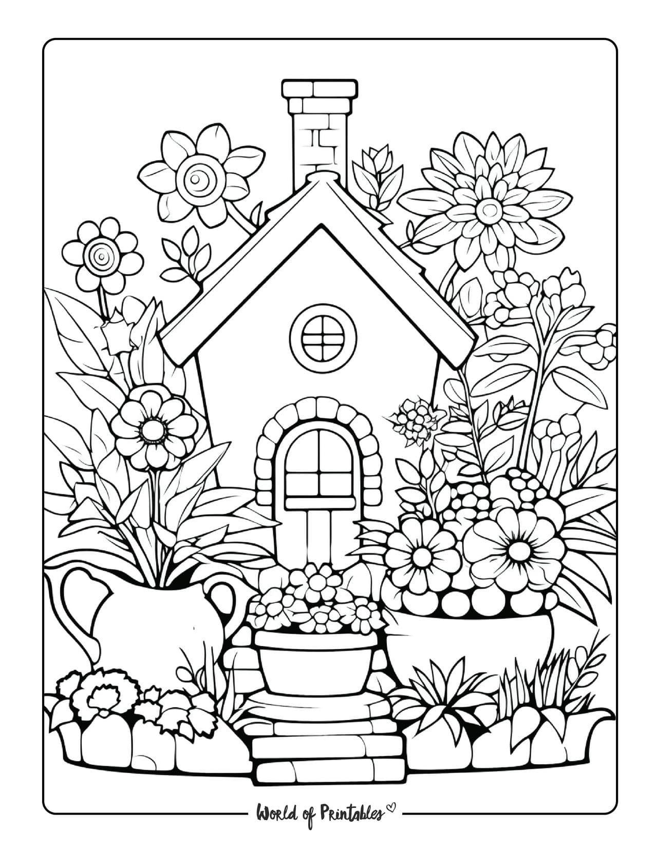 Garden Coloring Pages Free Printable Garden Coloring Pages Butterfly Coloring Page Bird