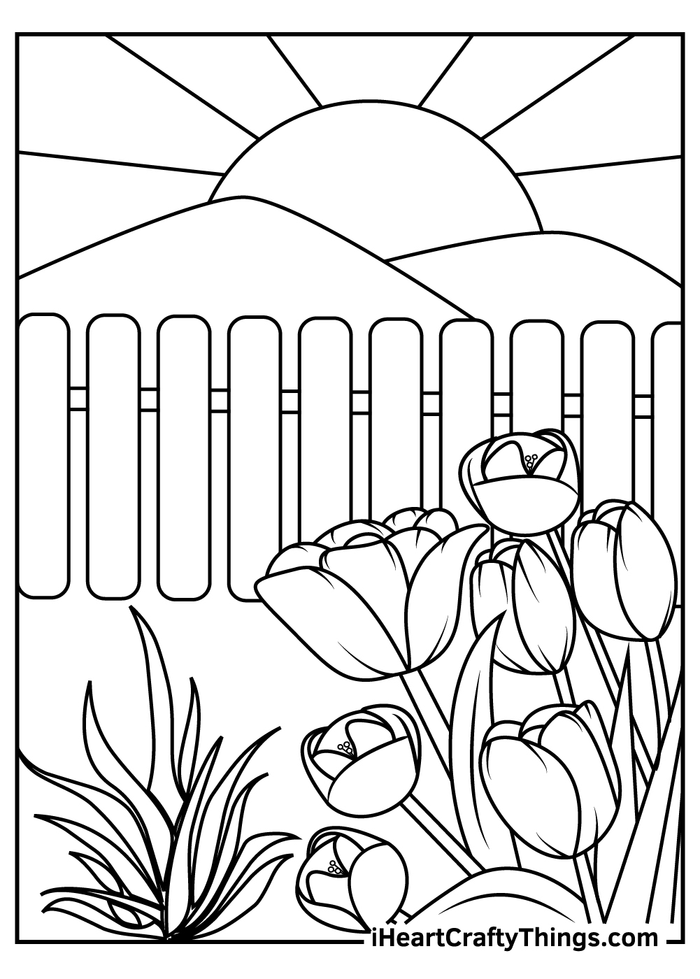 Garden Coloring Pages