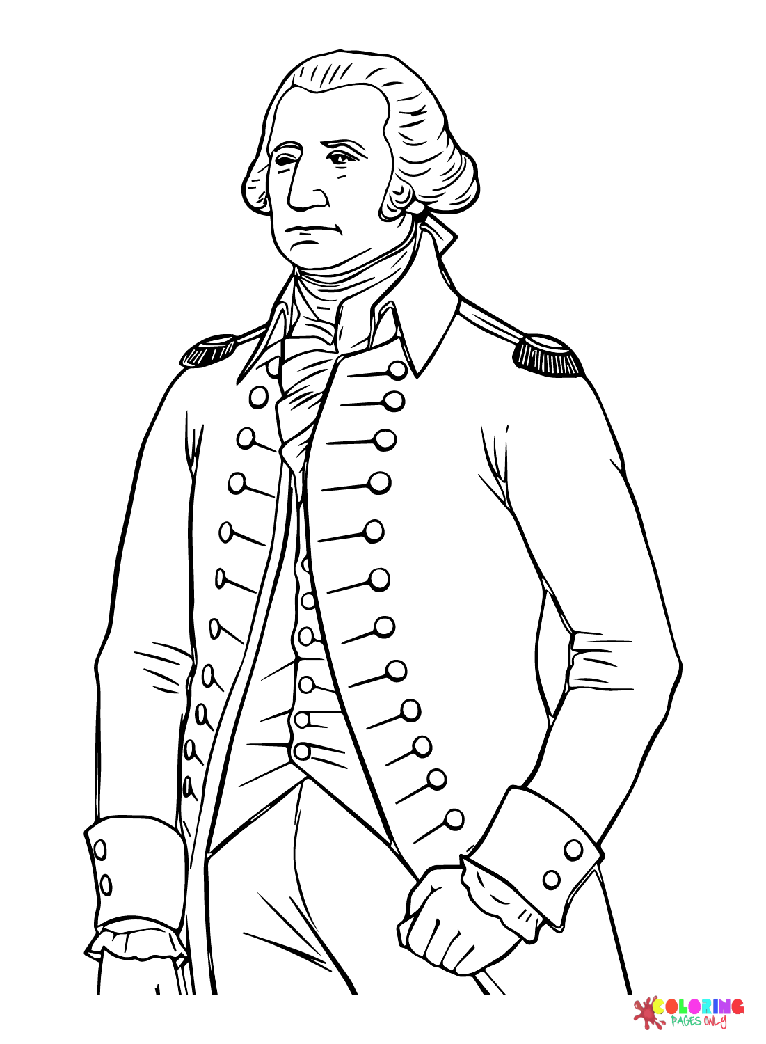George Washington Coloring Pages Printable For Free Download