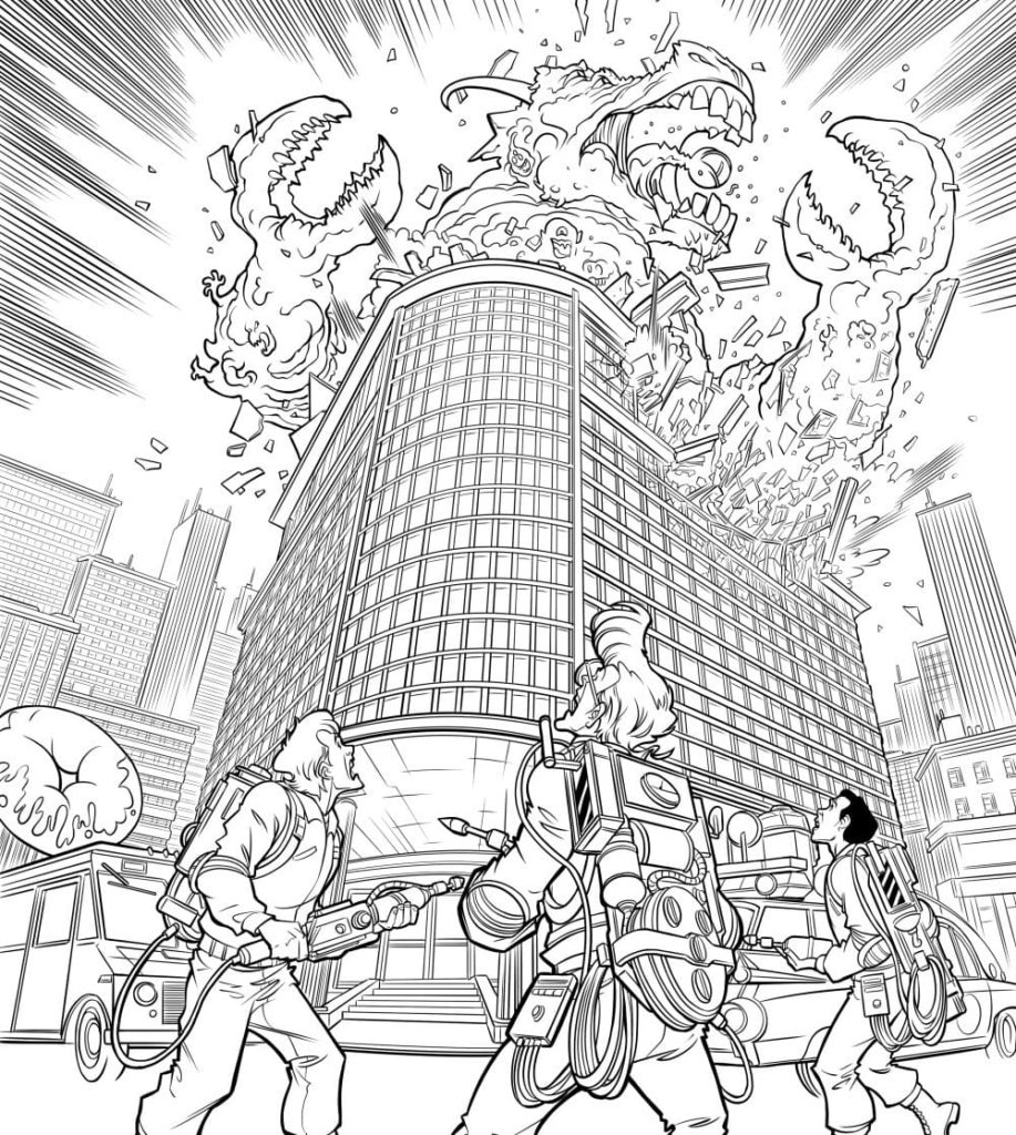 Ghostbusters Coloring Pages