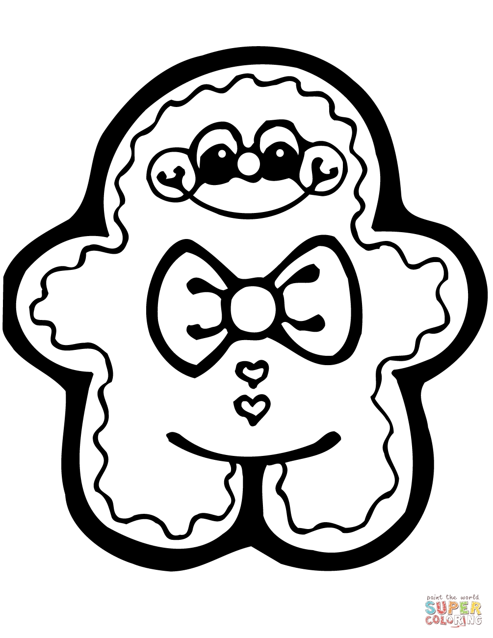 Gingerbread Coloring Pages