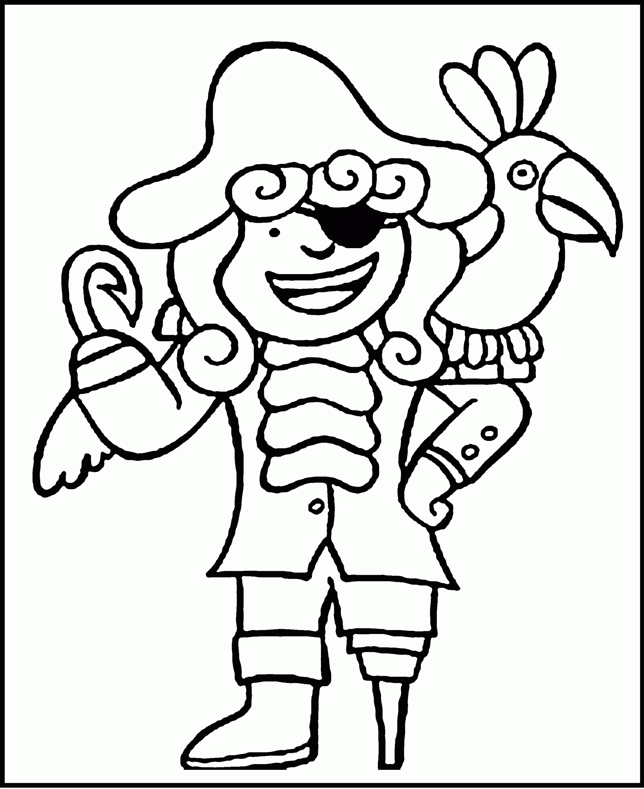 Pirate Coloring Pages
