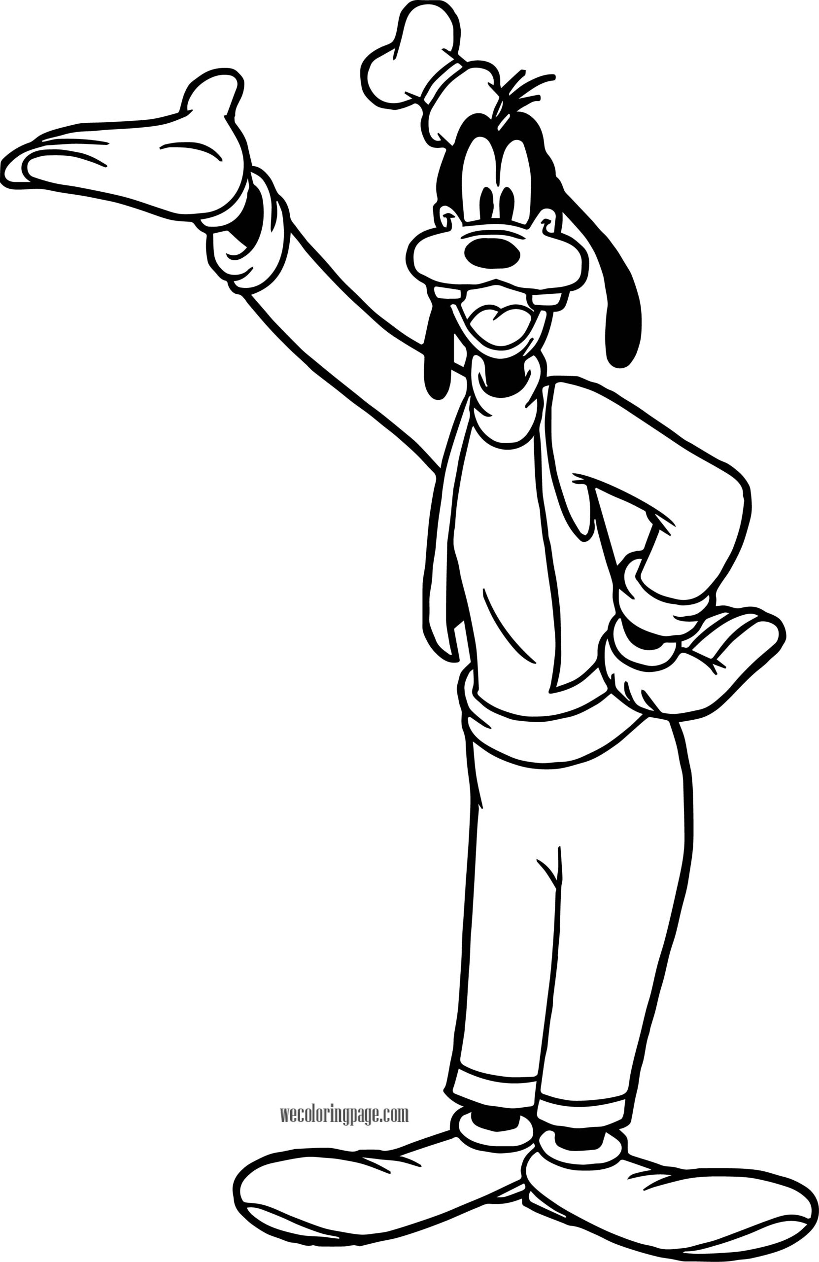 Goofy Coloring Pages