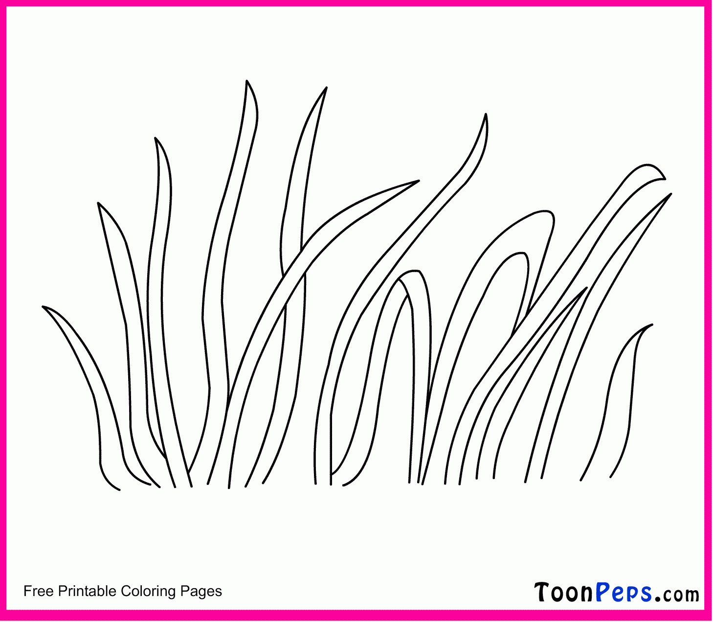 Grass Coloring Page