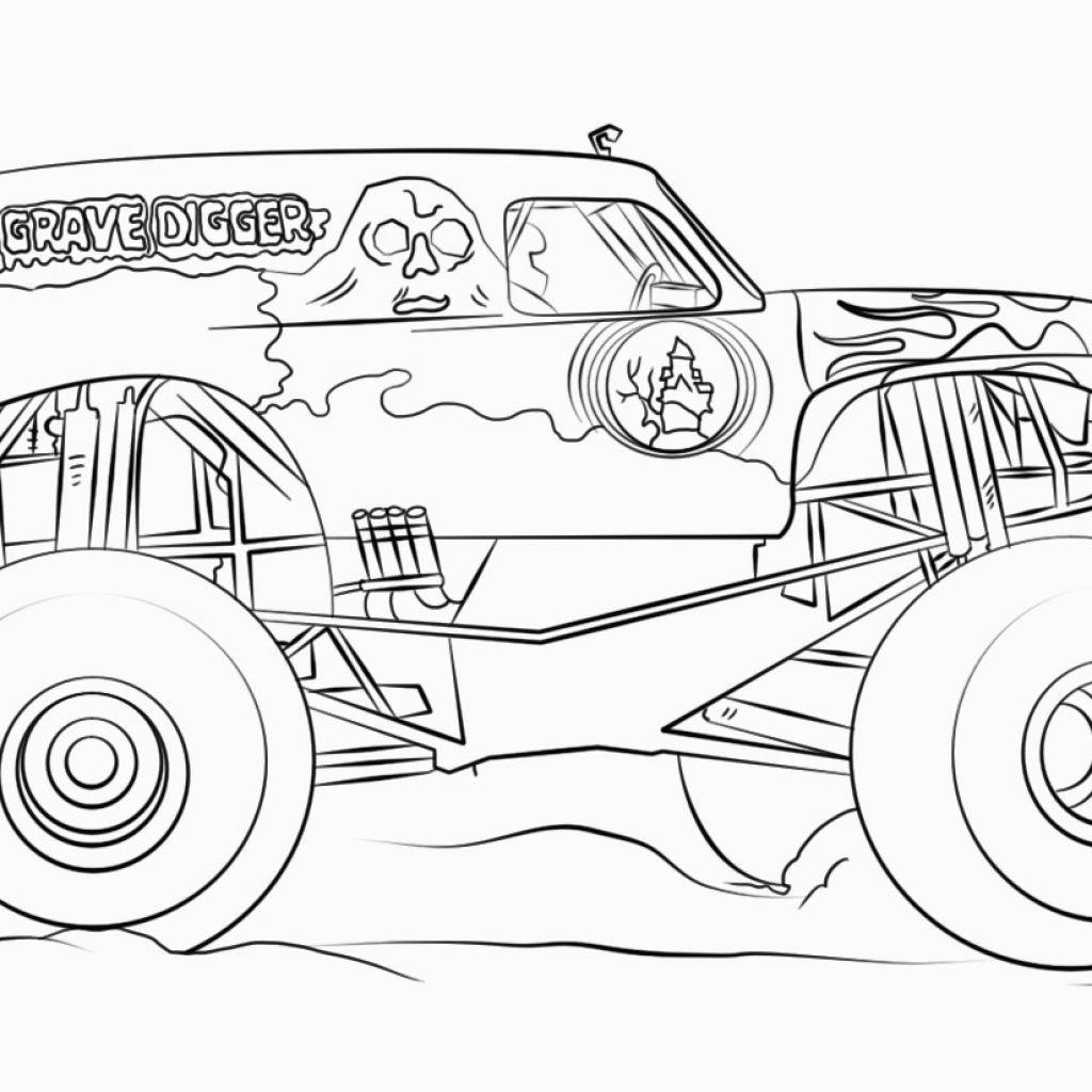 Grave Digger Coloring Pages GraveDiggerColoringPages Gravediggercoloringpagestoprint Grave