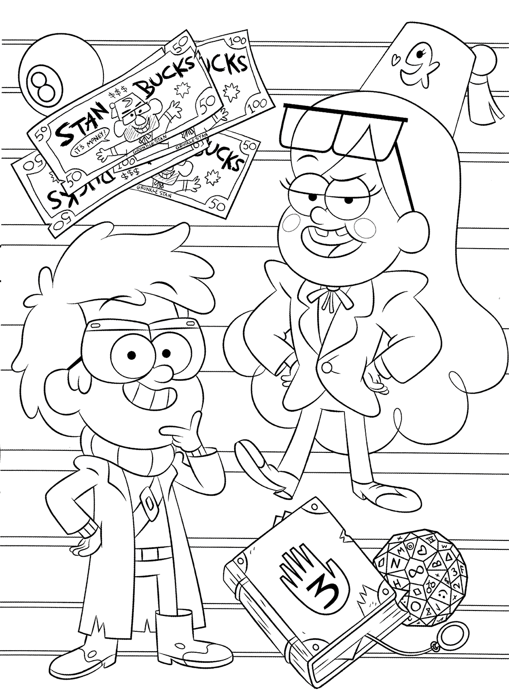 Gravity Falls Coloring Pages Best Coloring Pages For Kids