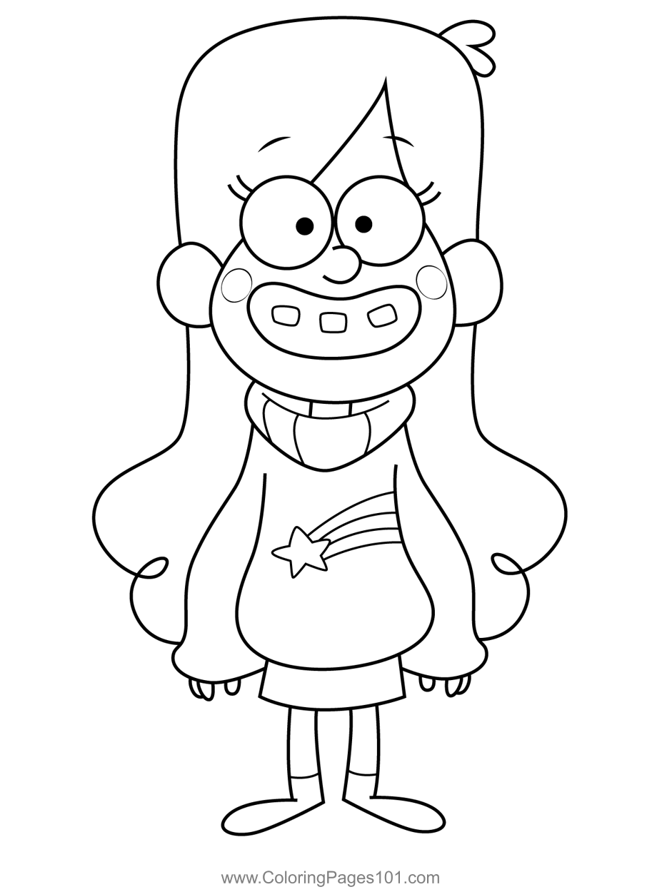 Gravity Falls Coloring Pages To Print