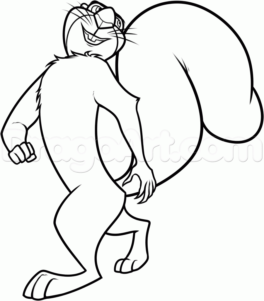 Grayson From The Nut Job Coloring Page Free Printable Coloring Pages