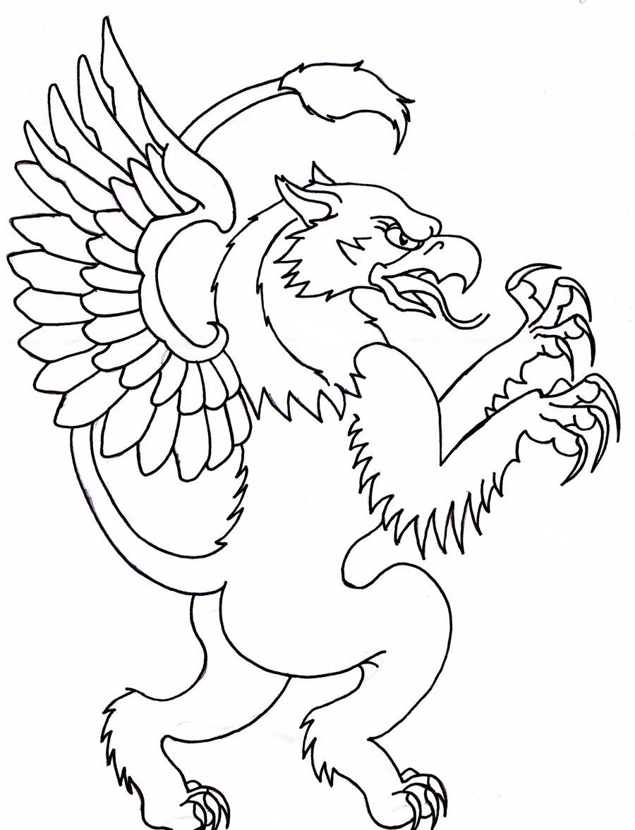 Griffin Coloring Pages