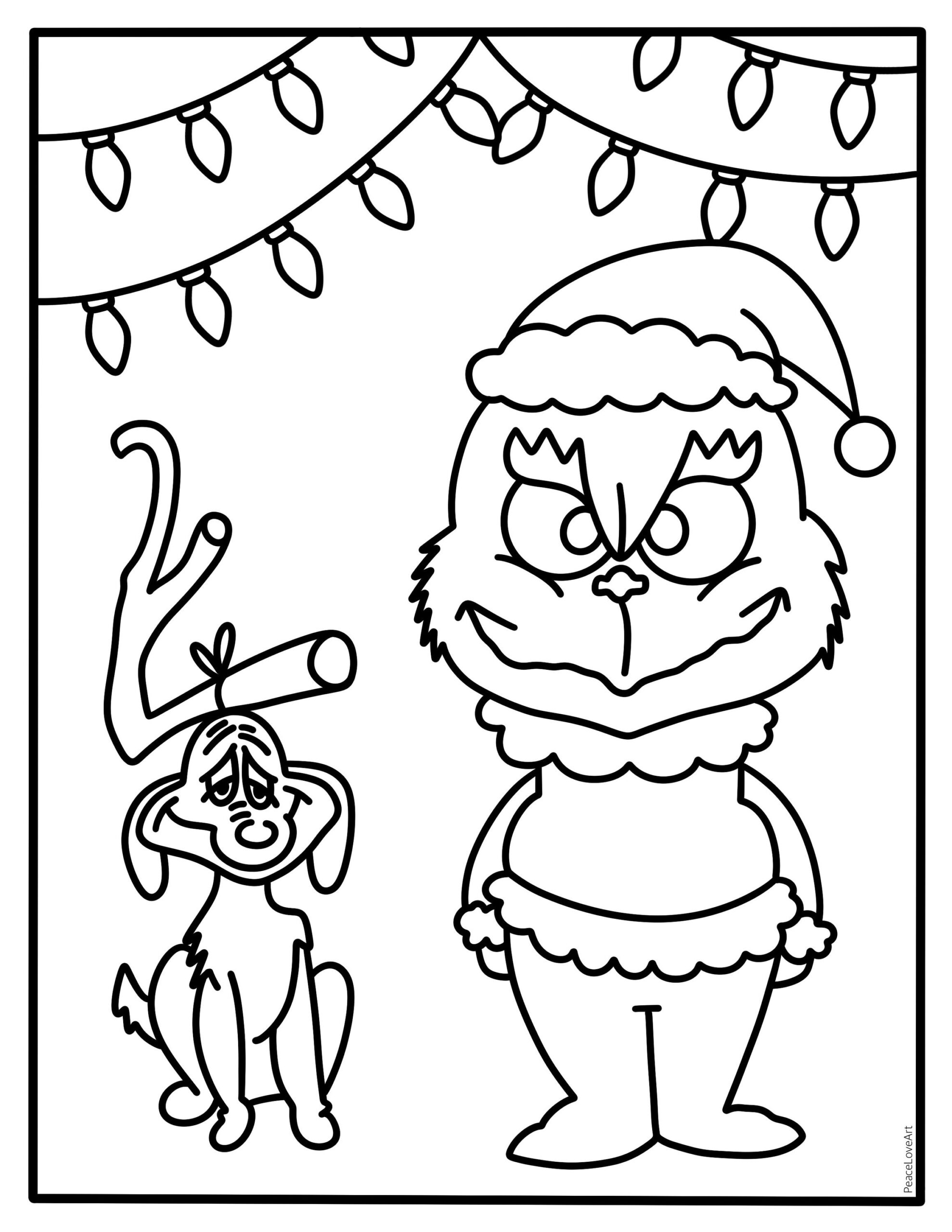 Grinch 2022 Coloring Pages