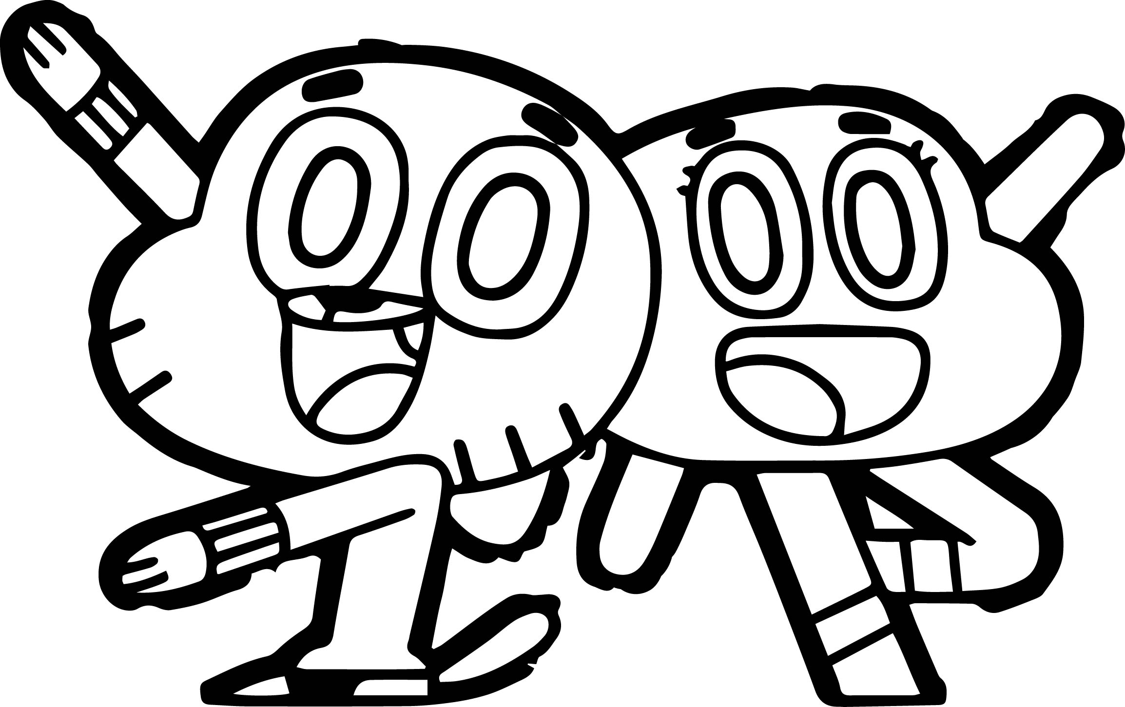 Gumball Coloring Pages At GetDrawings Free Download