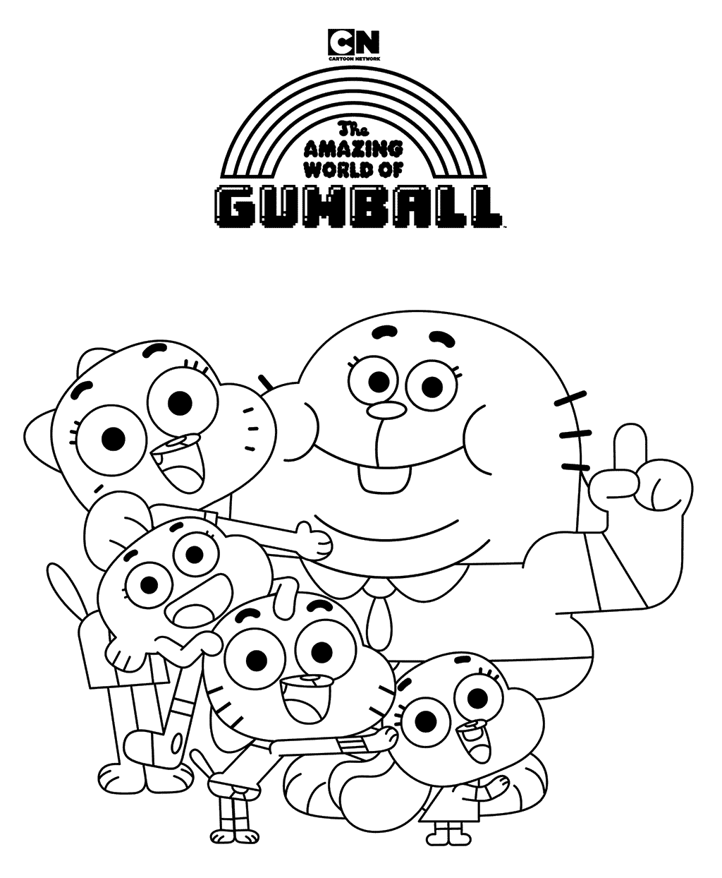 Gumball Coloring Pages Best Coloring Pages For Kids