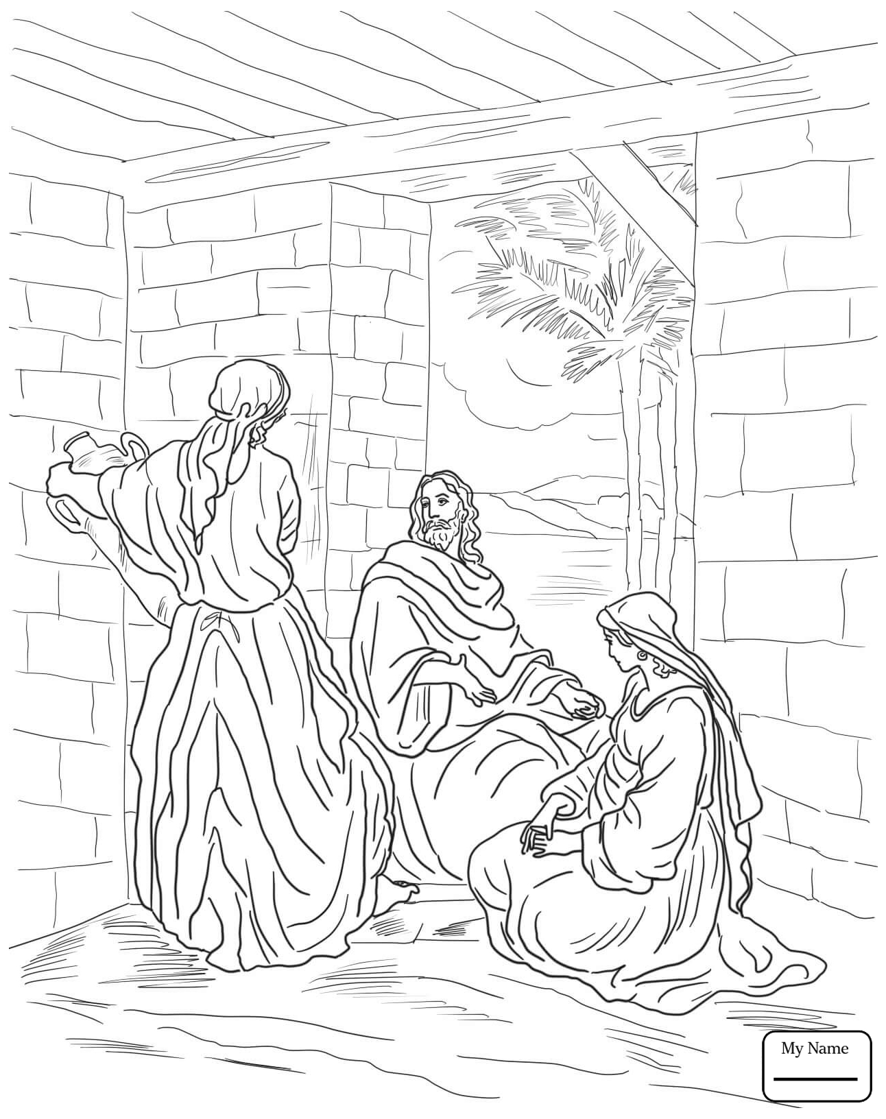 Hagar And Ishmael Coloring Page