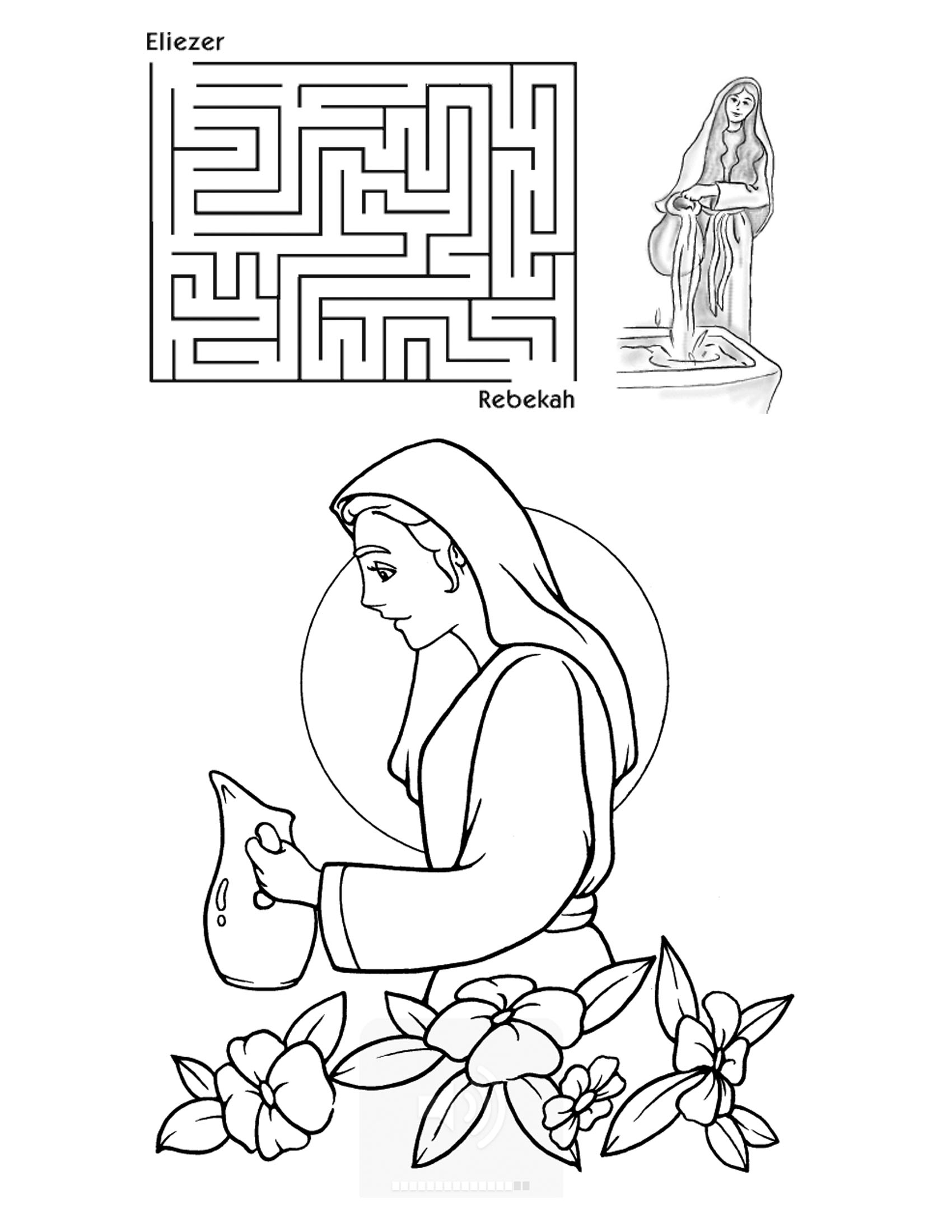 Hagar Coloring Ishmael Pages Bible Printable Isaac Supercoloring Kids Sheets Abraham Story