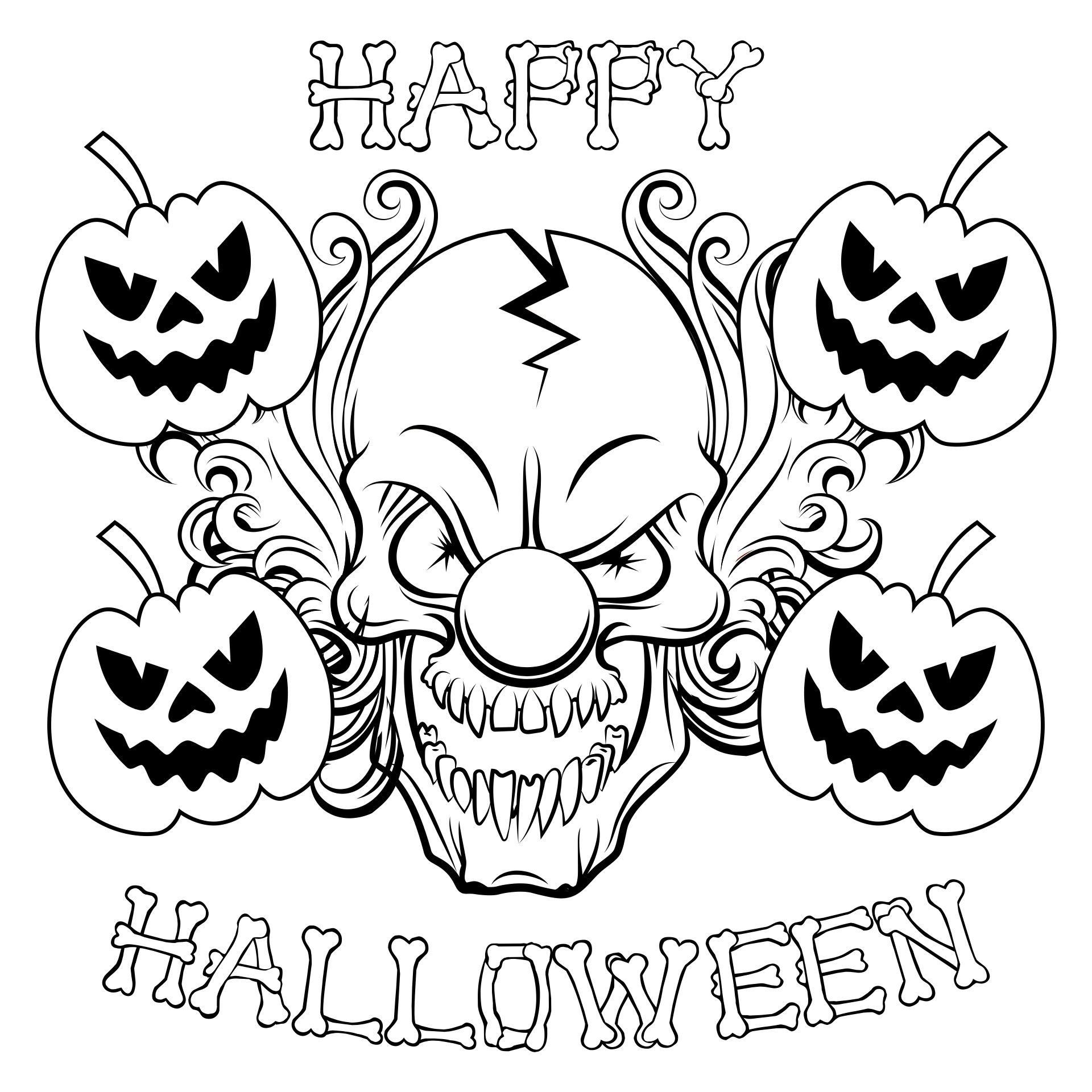 Halloween Coloring 15 Free PDF Printables Printablee