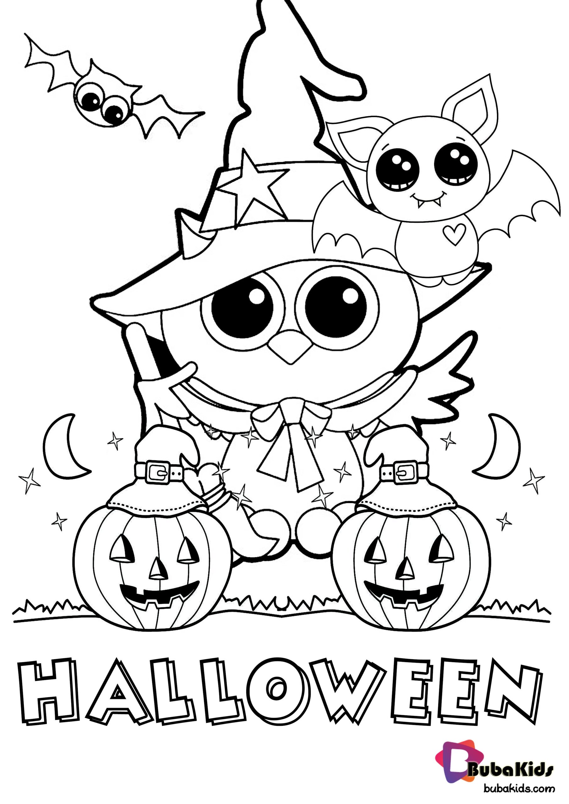 Halloween Kids Coloring Pages