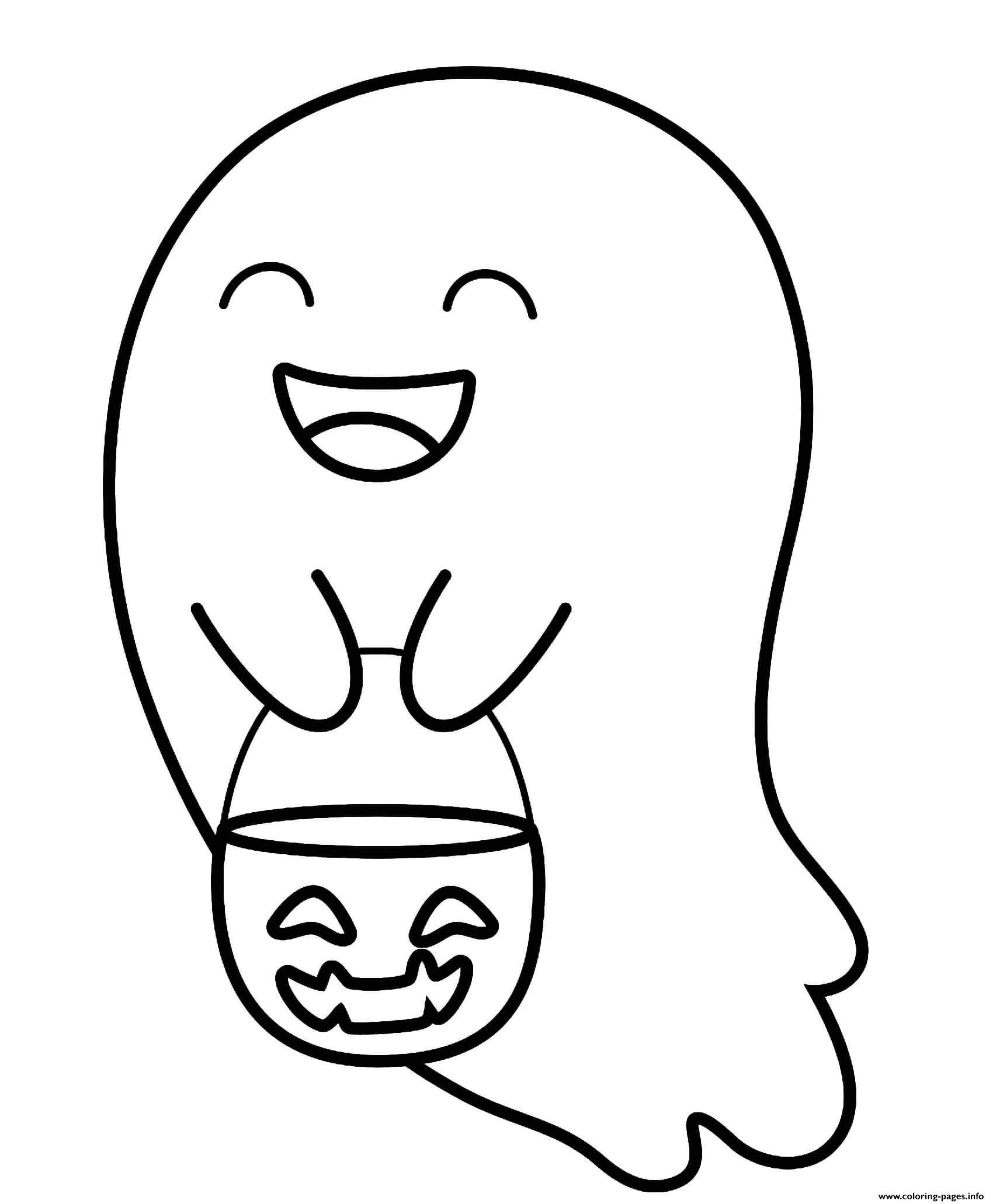 Mini Ghosts Coloring Pages