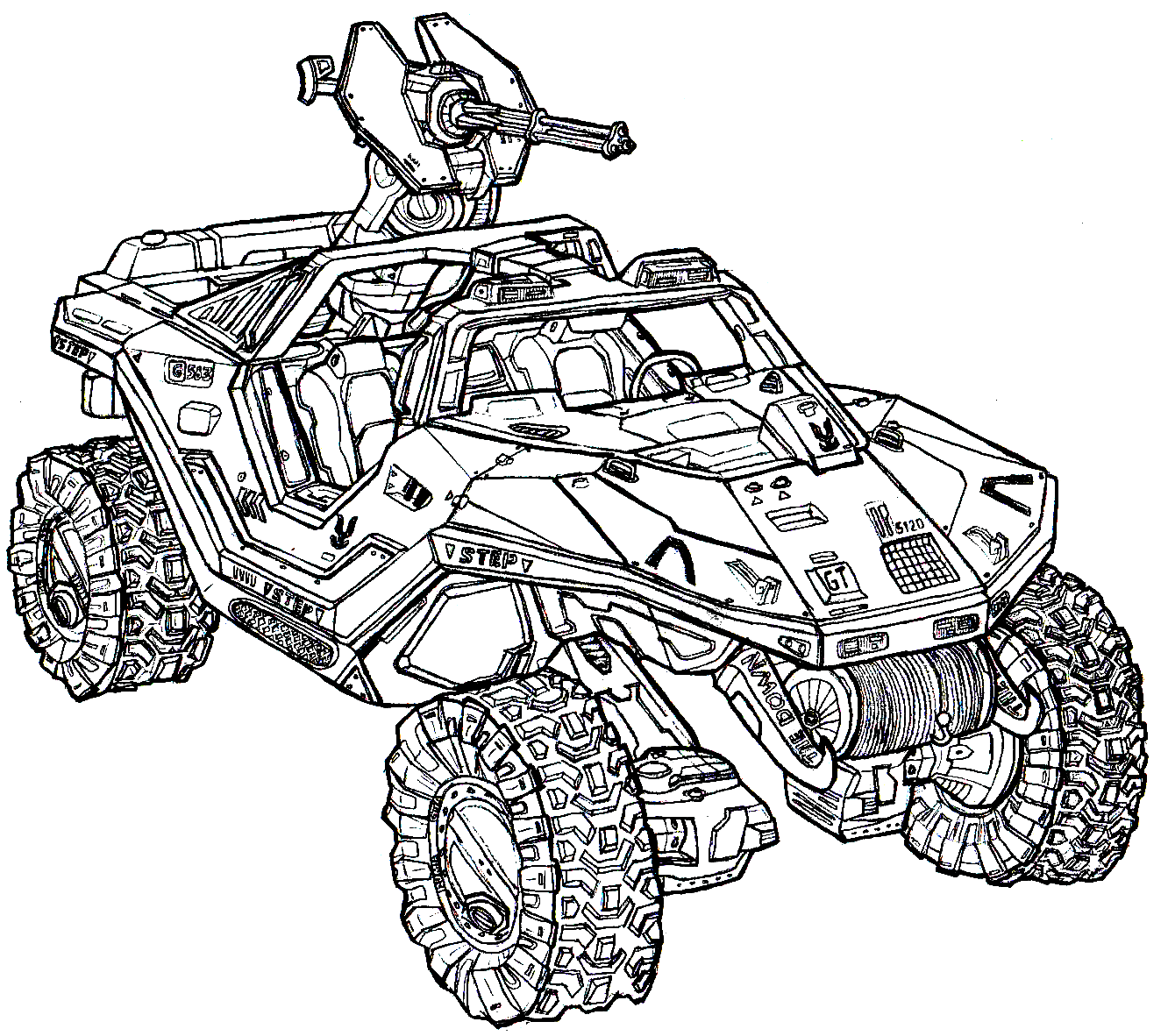 Halo For Coloring Clip Art Library