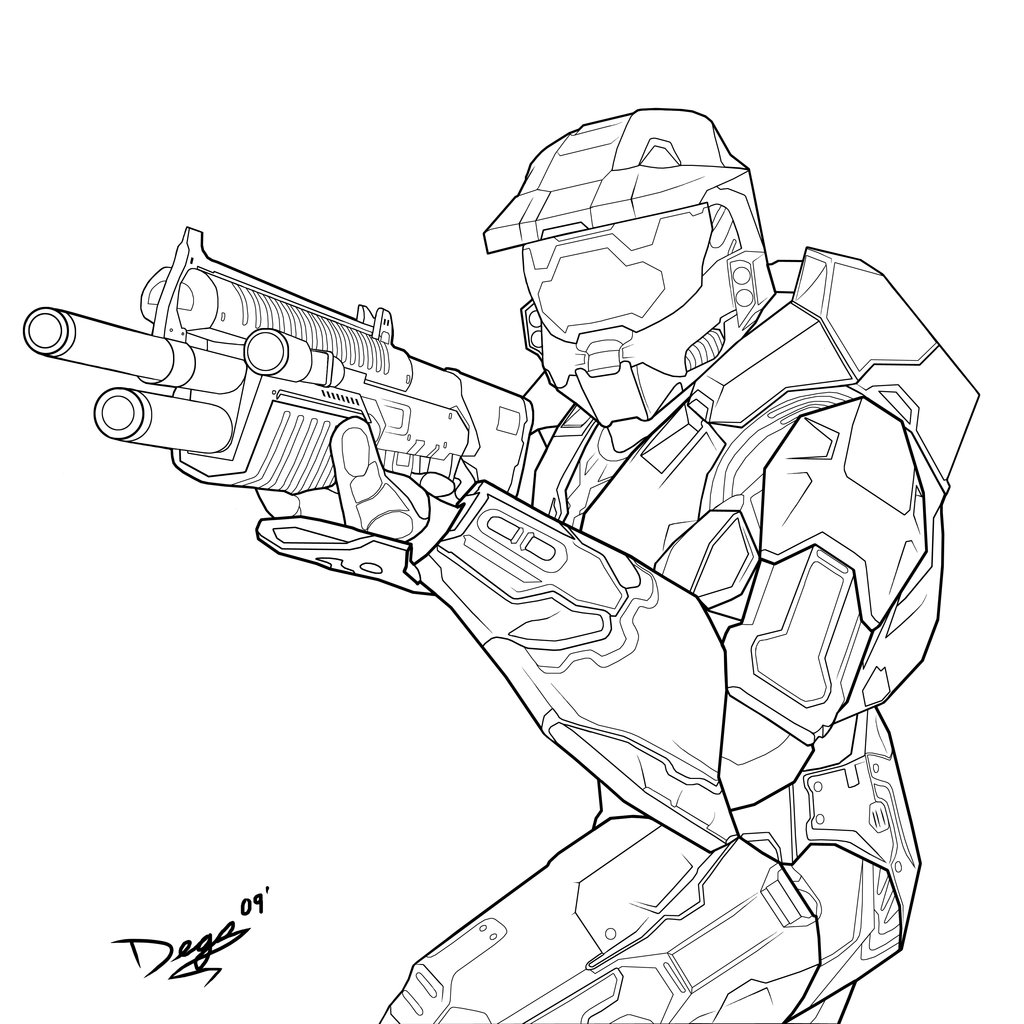 Halo Coloring Pages