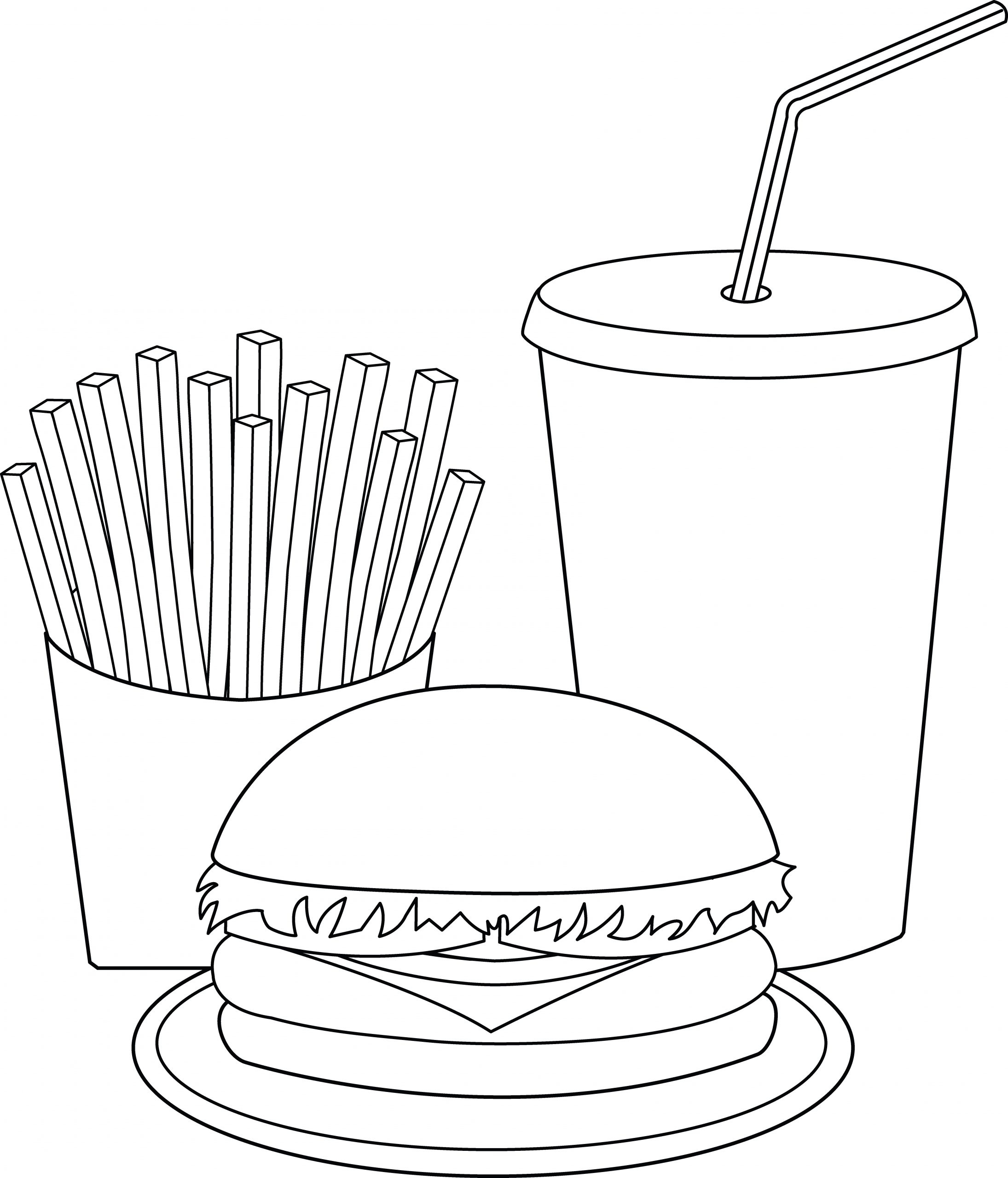 Hamburger Coloring Pages Best Coloring Pages For Kids