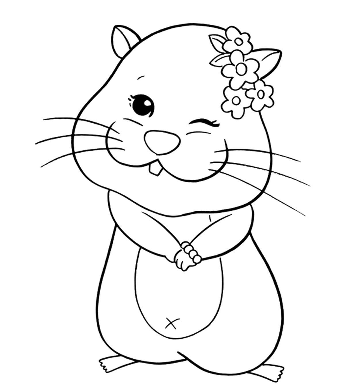 Hamster Coloring Pages Best Coloring Pages For Kids