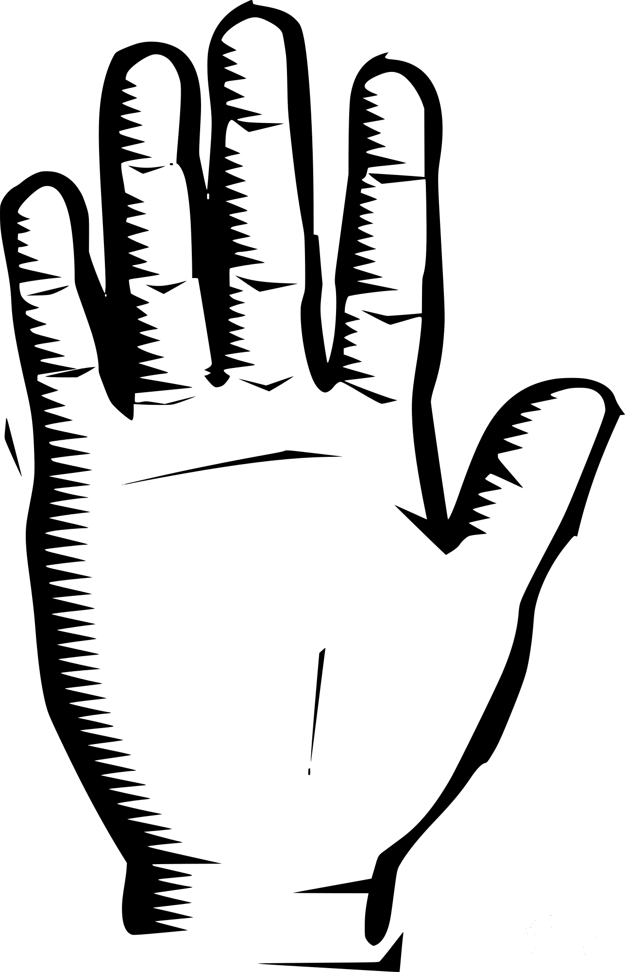 Hand Coloring Page