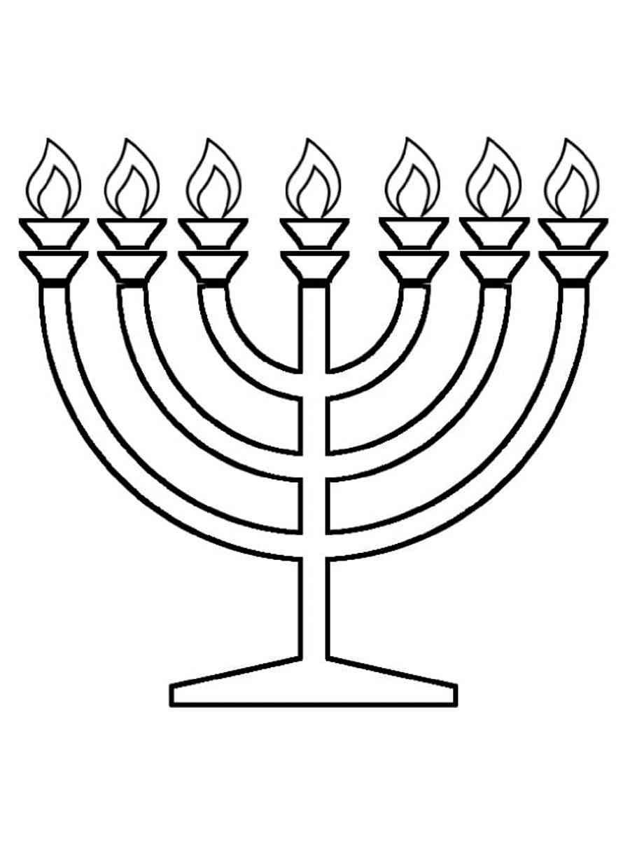 Hanukkah Coloring Pages