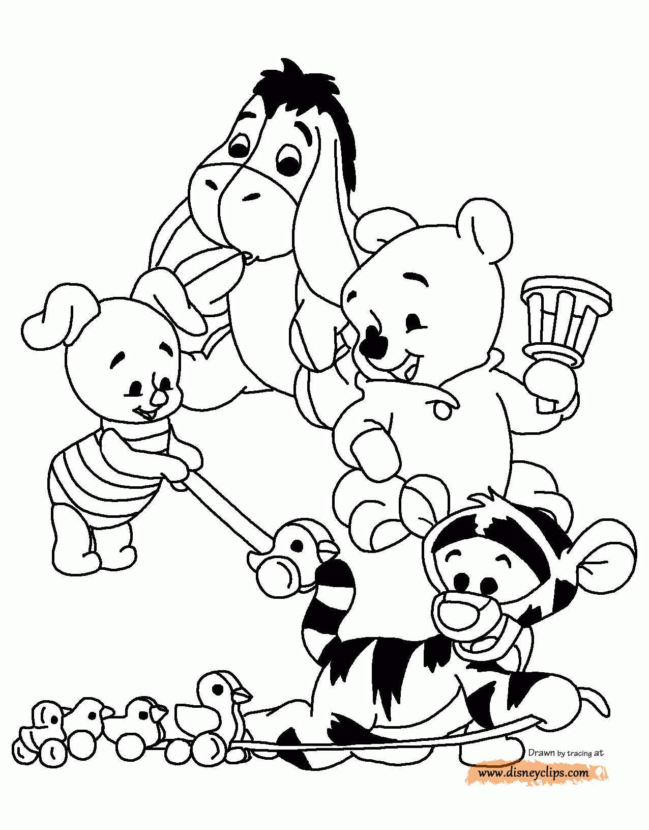 Winnie The Pooh Coloring Pages