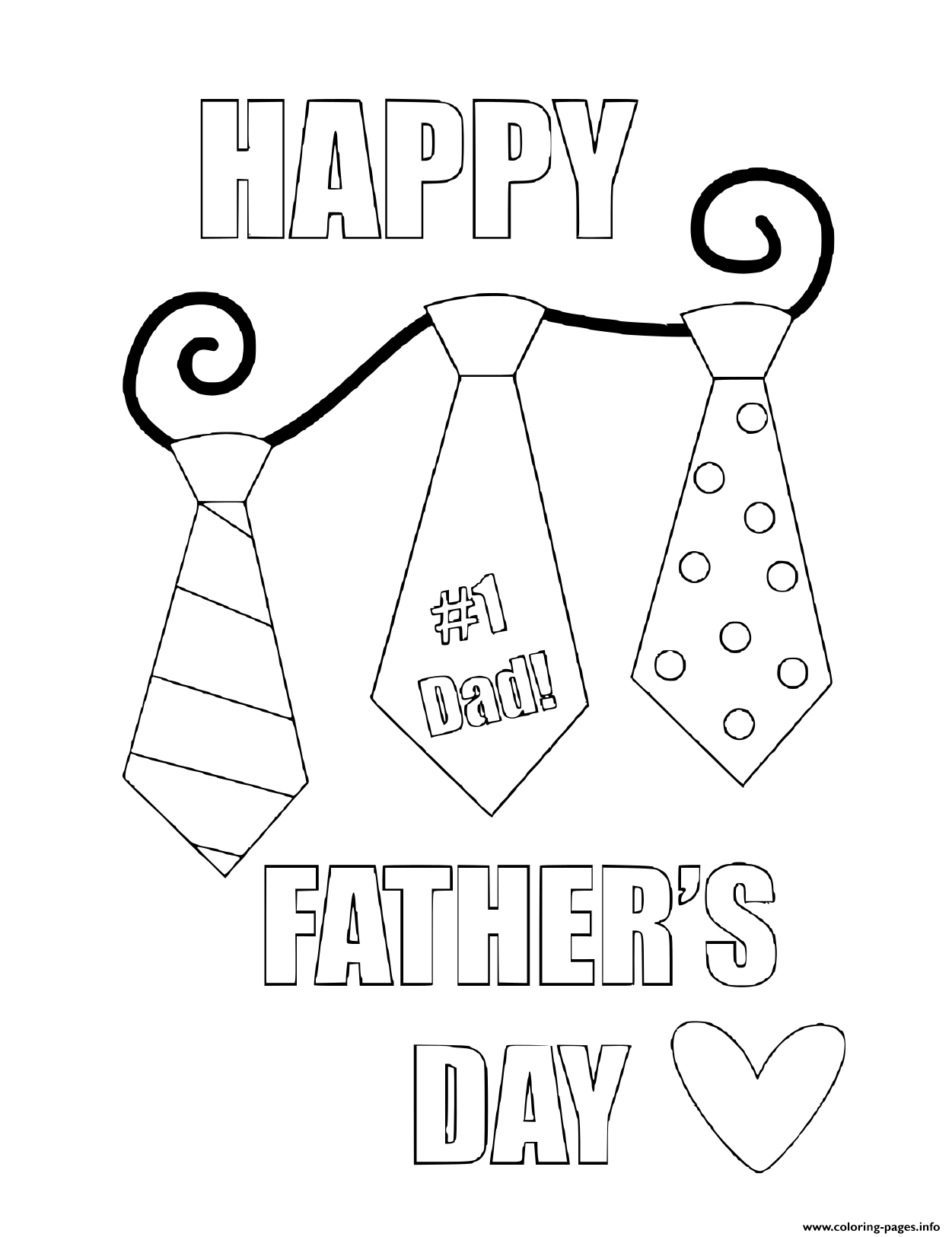 Happy Fathers Day Coloring Pages