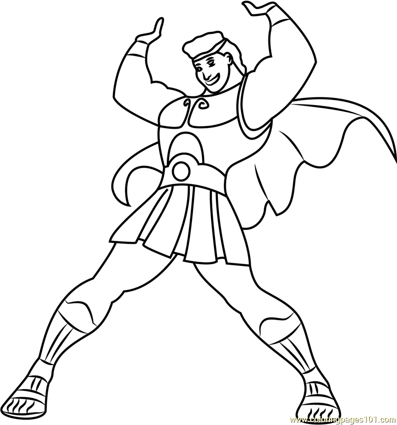 Printable Coloring Pages Herclies