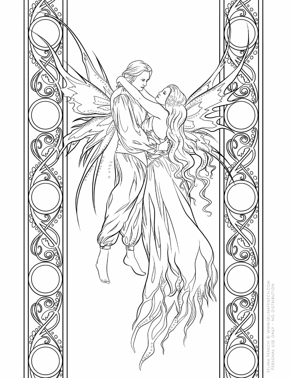 Happy Thoughts Artist Selina Fenech Fairy Companions Coloring Book Fairy Coloring Book Sailor