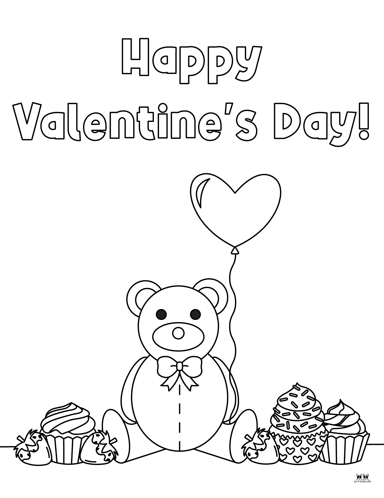 Happy Valentine S Day Coloring Pages 15 Pages Printabulls