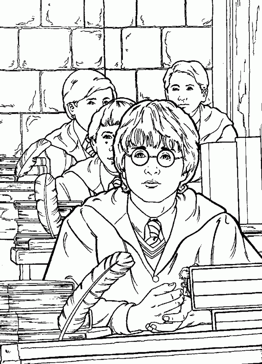 Harry Potter Coloring Printables
